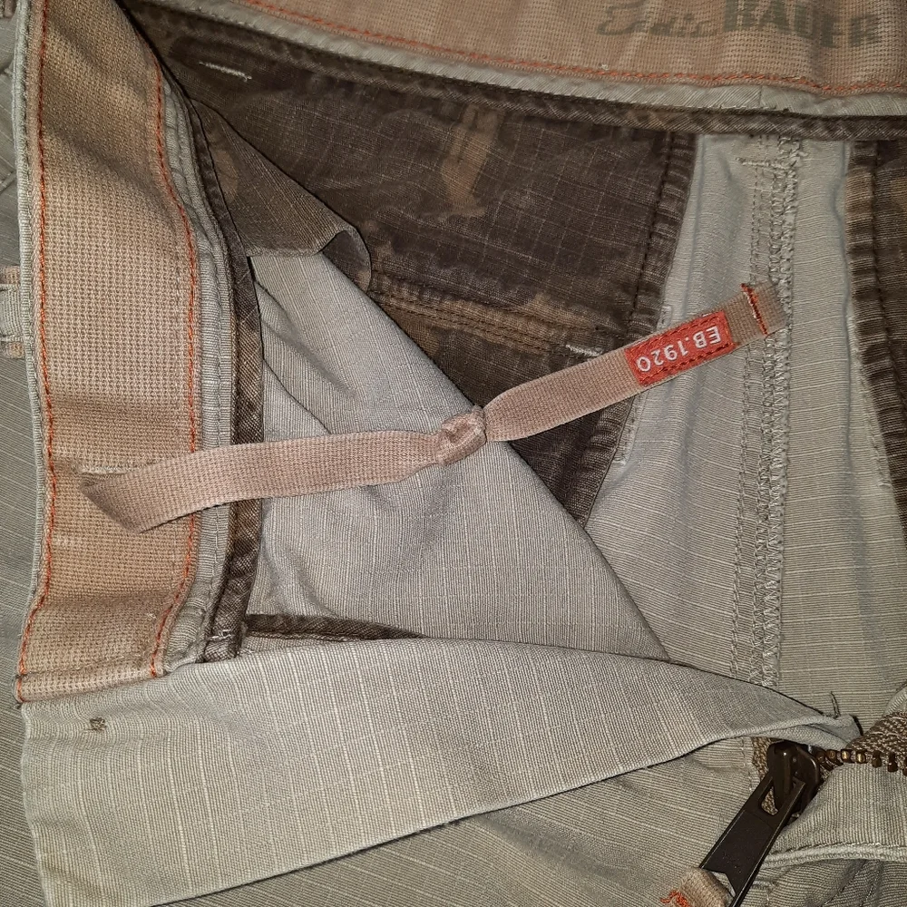 Eddie Bauer EB20 Ripstop Heritage Cargo Pants Tan SZ 38x32